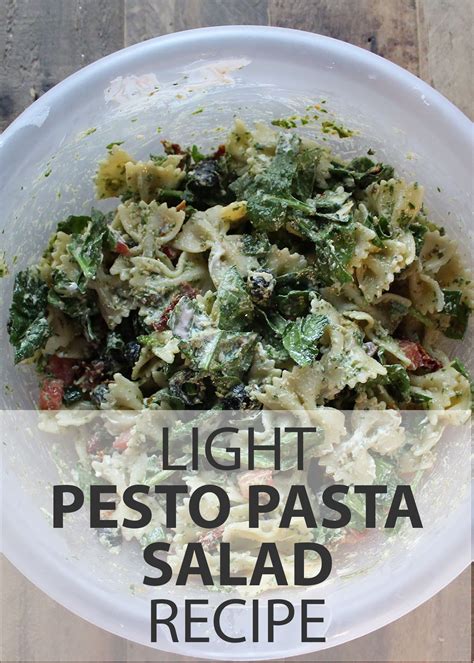 How many carbs are in pesto pasta salad - calories, carbs, nutrition