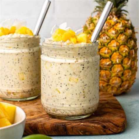 How many carbs are in pineapple mango overnight oats - impulse - calories, carbs, nutrition