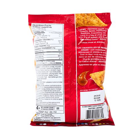 How many carbs are in pita chips chipotle bbq - calories, carbs, nutrition
