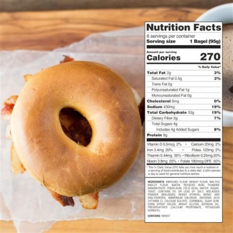 How many carbs are in plain sliced bagel - calories, carbs, nutrition