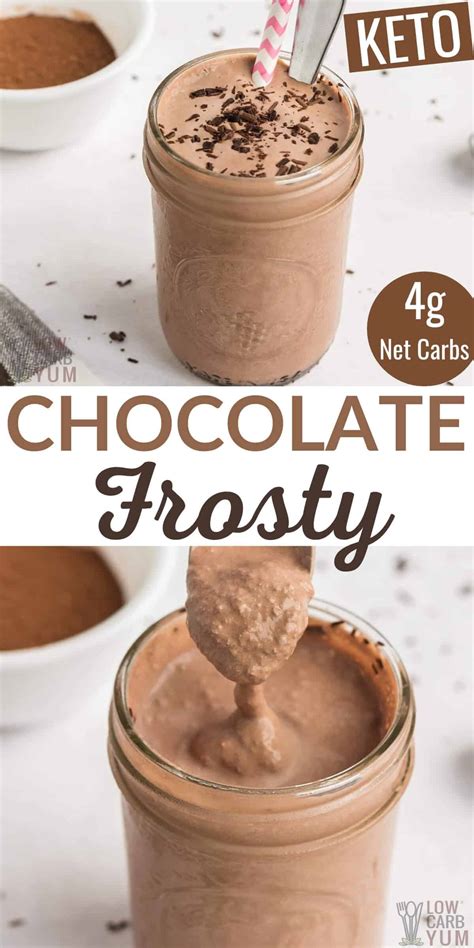 How many carbs are in plus, frosty chocolate - calories, carbs, nutrition