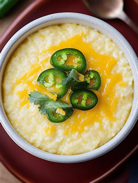 How many carbs are in pork braised jalapeno cheese grits - calories, carbs, nutrition