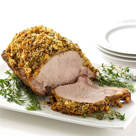 How many carbs are in pork loin roasted mustard herb crust 3 oz - calories, carbs, nutrition