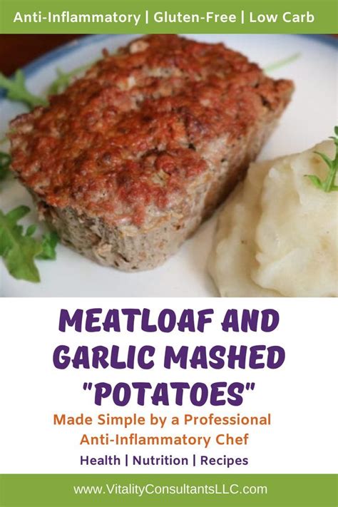 How many carbs are in portobello meatloaf with garlic mashed potatoes - calories, carbs, nutrition