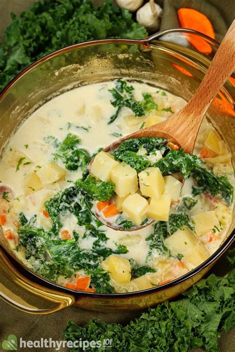 How many carbs are in potato soup with kale & chorizo - calories, carbs, nutrition