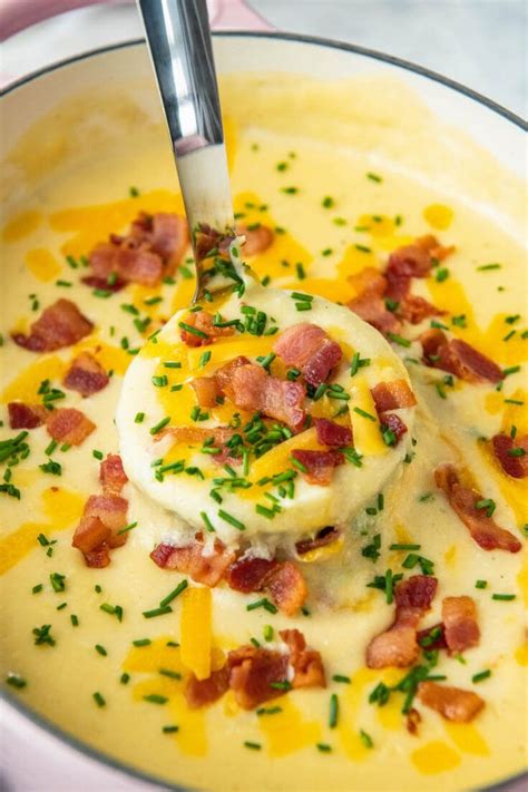 How many carbs are in potato- bacon and cheddar soup - calories, carbs, nutrition