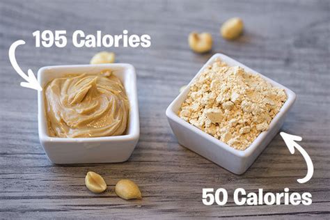 How many carbs are in powdered peanut butter - calories, carbs, nutrition