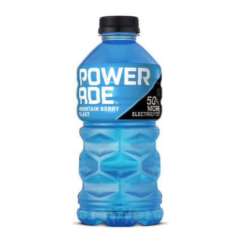 How many carbs are in powerade mountain blast (small) - calories, carbs, nutrition