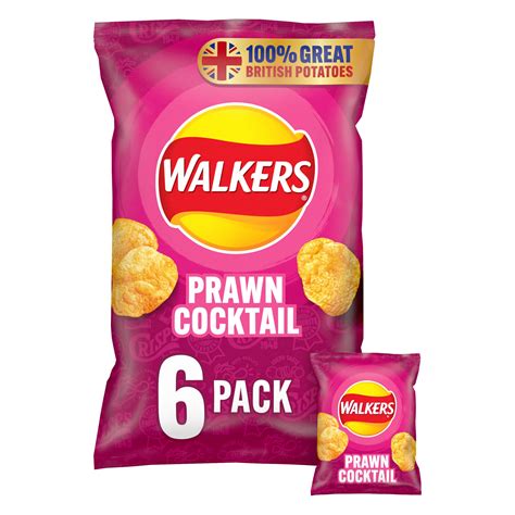 How many carbs are in prawn cocktail crisps - calories, carbs, nutrition