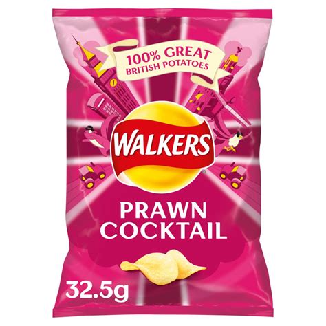 How many carbs are in prawn cocktail crisps - calories, carbs, nutrition