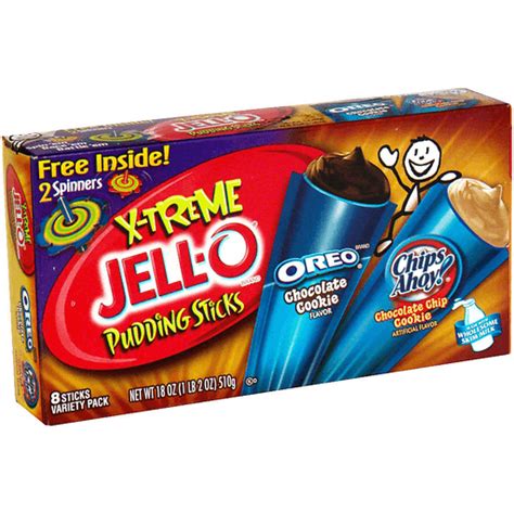 How many carbs are in pudding sticks - x-treme variety pak - calories, carbs, nutrition