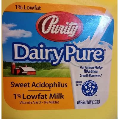 How many carbs are in purity sweet acidophilus milk - calories, carbs, nutrition