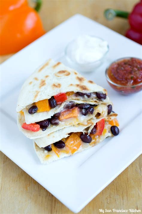 How many carbs are in quesadilla black beans santa fe pepper jack 10