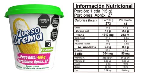 How many carbs are in queso crema slight - calories, carbs, nutrition