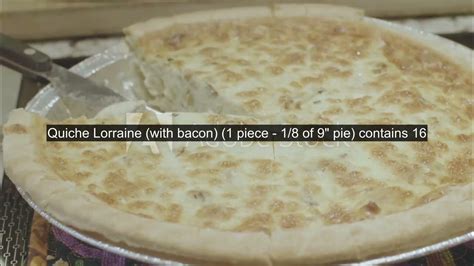 How many carbs are in quiche lorraine - calories, carbs, nutrition