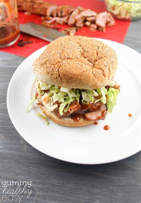 How many carbs are in quick bbq sandwiches with slaw - calories, carbs, nutrition