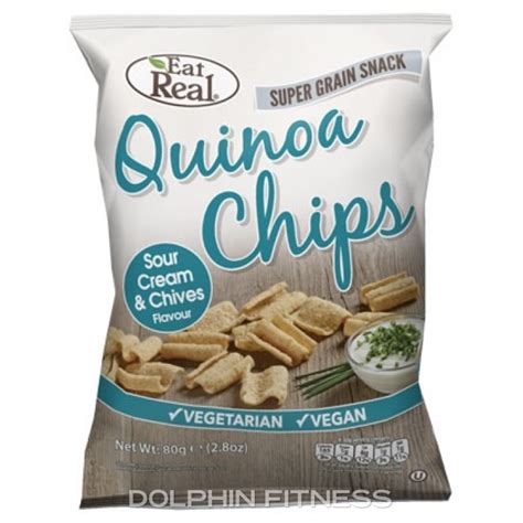 How many carbs are in quinoa chips sour cream and chives - calories, carbs, nutrition