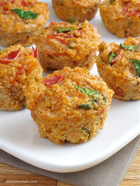 How many carbs are in quinoa pizza bites - calories, carbs, nutrition