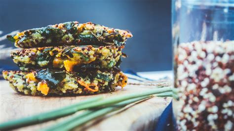 How many carbs are in quinoa spinach patties - calories, carbs, nutrition