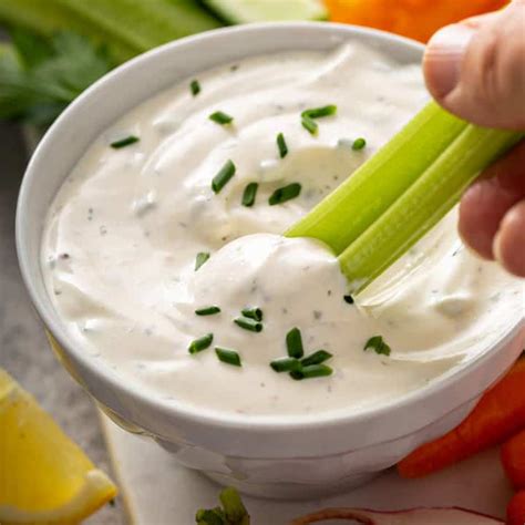 How many carbs are in ranch dip - calories, carbs, nutrition