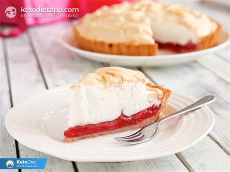 How many carbs are in raspberry meringue tart - calories, carbs, nutrition