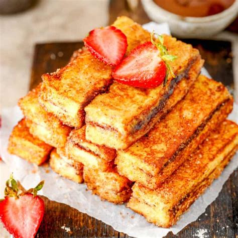 How many carbs are in raspberry nutella french toast - calories, carbs, nutrition