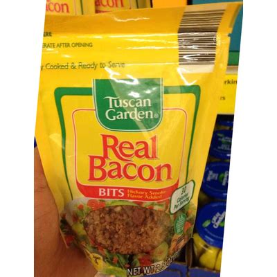 How many carbs are in real bacon pieces - calories, carbs, nutrition