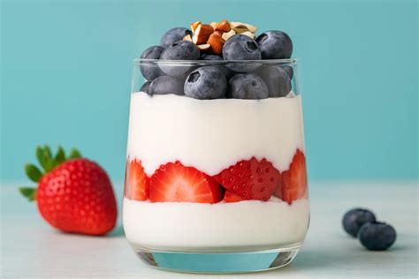 How many carbs are in red, white and blueberries parfait - calories, carbs, nutrition