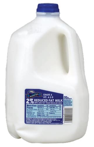 How many carbs are in reduced fat milk 2% - calories, carbs, nutrition