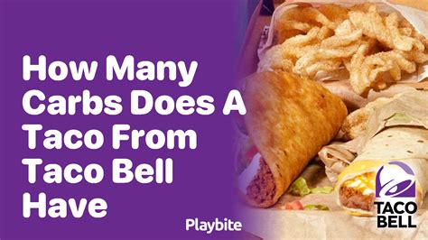 How many carbs are in regular taco - calories, carbs, nutrition