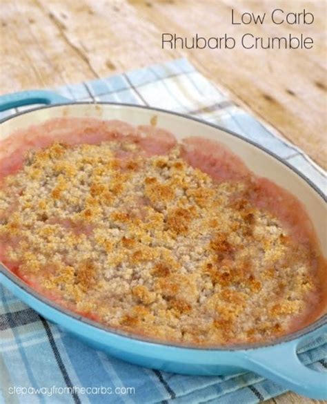 How many carbs are in rhubarb crumble - calories, carbs, nutrition