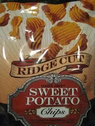 How many carbs are in ridge cut sweet potato chips - calories, carbs, nutrition