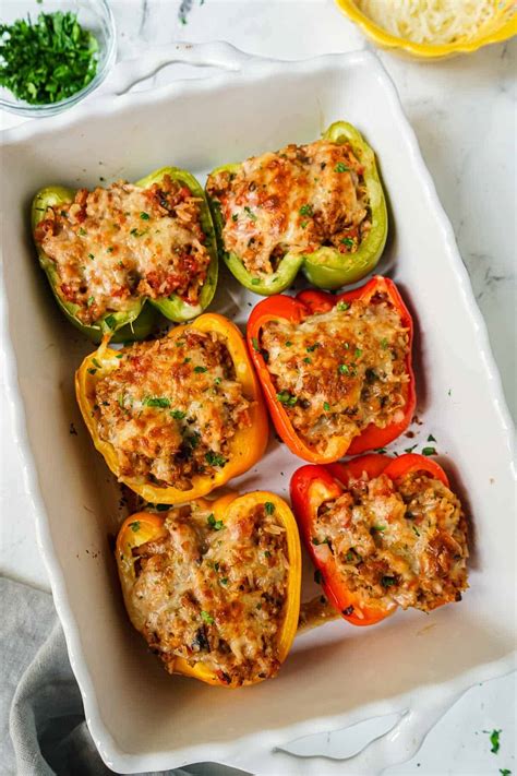 How many carbs are in risotto stuffed bell peppers - calories, carbs, nutrition