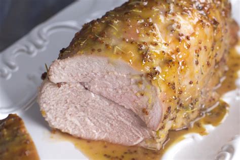 How many carbs are in roast pork loin with maple apple mustard - calories, carbs, nutrition