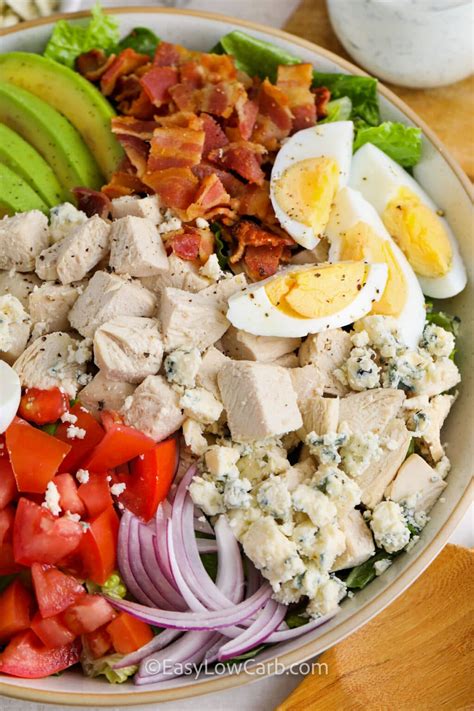 How many carbs are in roasted chicken cobb salad (8326.0) - calories, carbs, nutrition
