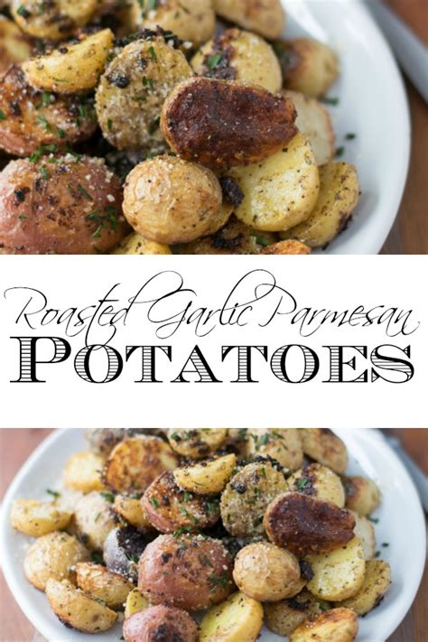 How many carbs are in roasted garlic parmesan potatoes - calories, carbs, nutrition