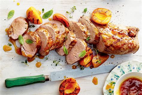 How many carbs are in roasted pork loin with apricot-armagnac compote-occ - calories, carbs, nutrition