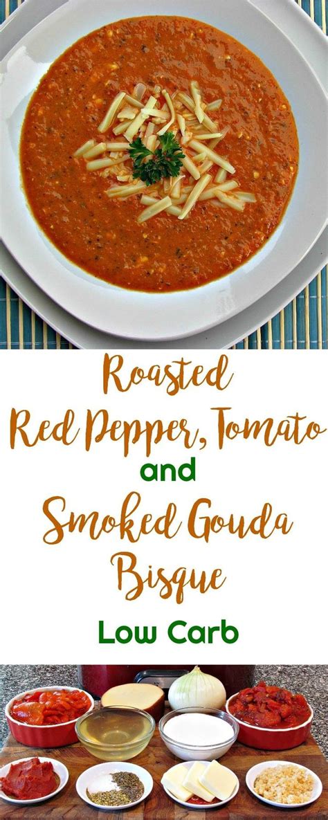 How many carbs are in roasted red pepper and tomato bisque - calories, carbs, nutrition