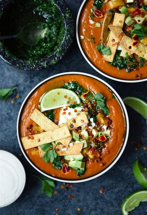 How many carbs are in roasted tomato tortilla soup - calories, carbs, nutrition