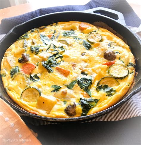 How many carbs are in roasted vegetable frittata - calories, carbs, nutrition