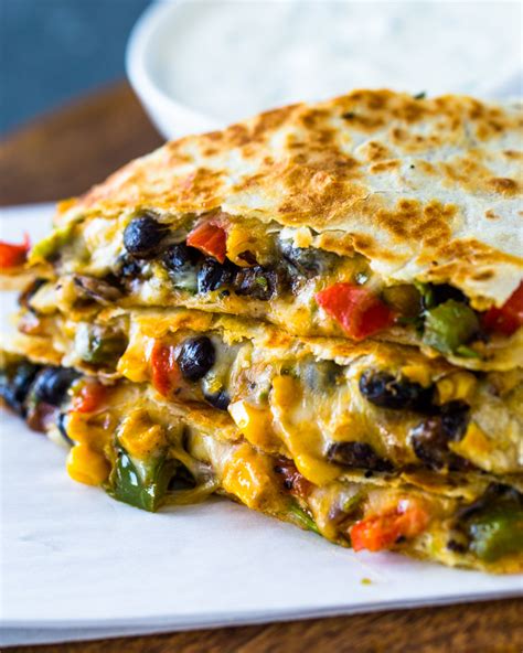 How many carbs are in roasted vegetable quesadilla - calories, carbs, nutrition