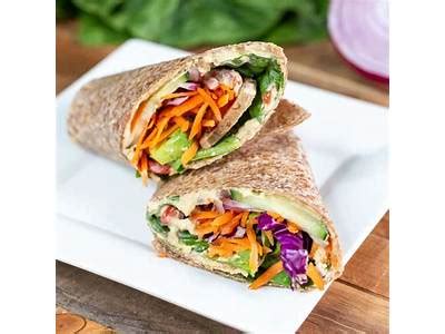 How many carbs are in roman vegetarian wrap - calories, carbs, nutrition