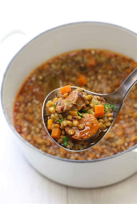 How many carbs are in rustic lentil soup 16 oz - calories, carbs, nutrition