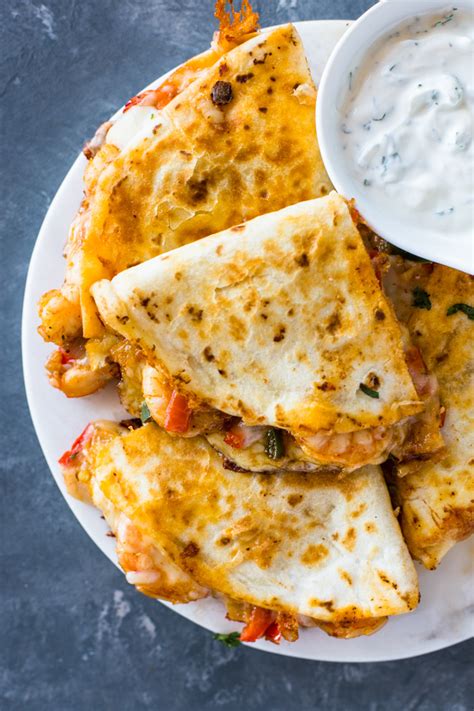 How many carbs are in sabores shrimp quesadilla - calories, carbs, nutrition