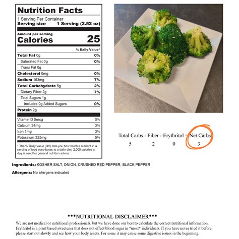 How many carbs are in salad broccoli spicy asian 1 oz - calories, carbs, nutrition