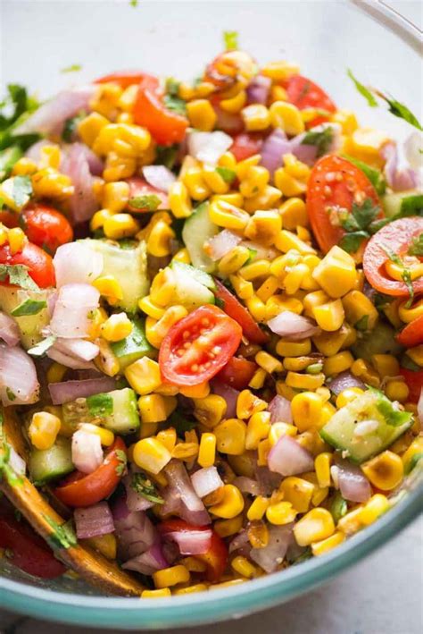 How many carbs are in salad roasted corn & vegetable succotash 3 oz - calories, carbs, nutrition