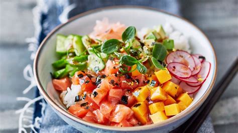 How many carbs are in salade pok? bowl zalm - calories, carbs, nutrition