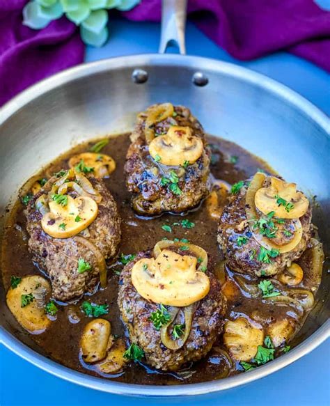 How many carbs are in salisbury steak & brown gravy - calories, carbs, nutrition