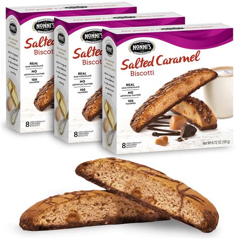 How many carbs are in salted caramel biscotti - calories, carbs, nutrition