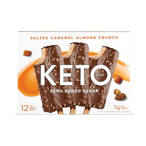 How many carbs are in salted caramel ice cream bar - calories, carbs, nutrition